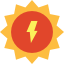 Icono sol y energía